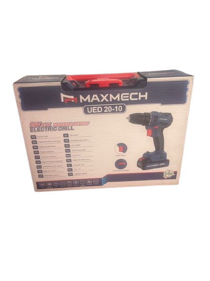 MAXMECH UED 20-10 Cordless Electric Drill – 20V MAX