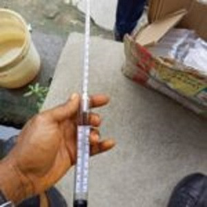 AIK API ASTM Thermo-Hydrometer, 9 to 21 degree API Range, 0 to 150 degree F, 380mm Length